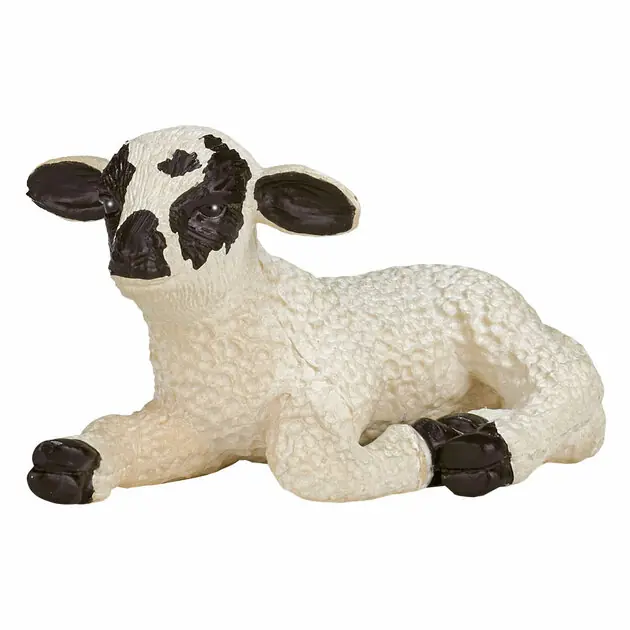 Populair Mojo Farmland Lam Wit Zwart Liggend - 387060