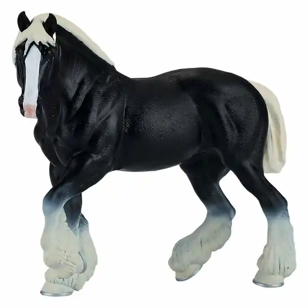 Mojo Horse World Zwarte Clydesdale Paard - 381083 Finale Uitverkoop