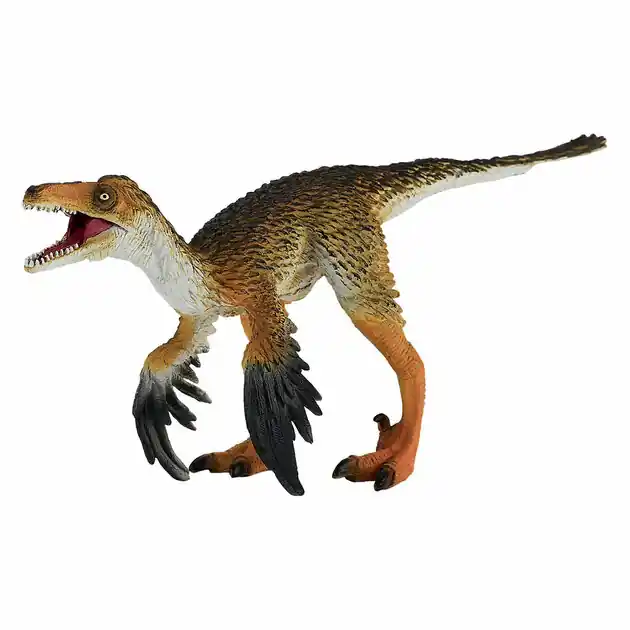 Premium Mojo Prehistorie Troodon met Beweegbare Kaak - 381089