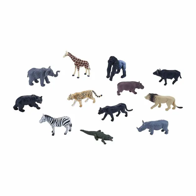 Mojo Wildlife Mini Wilde Dieren Speelset, 12dlg. - 380057 Direct Beschikbaar