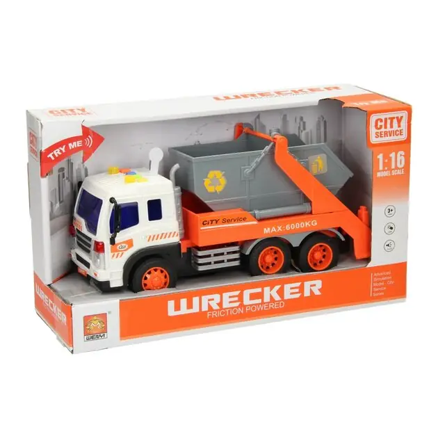Bestel Nu Truck met Afzetbak met Licht en Geluid