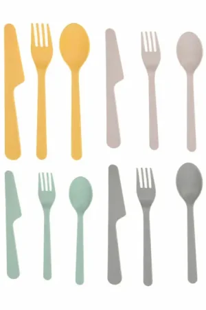 Bestek Recycled Kunststof Set, 3dlg. Gereduceerde Prijs