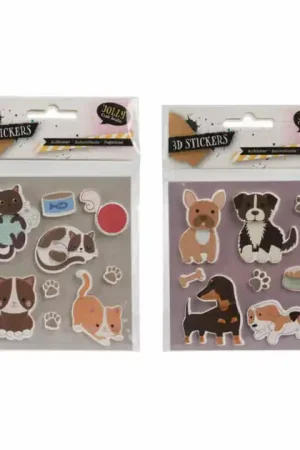 3D Stickervel Huisdieren Bestseller
