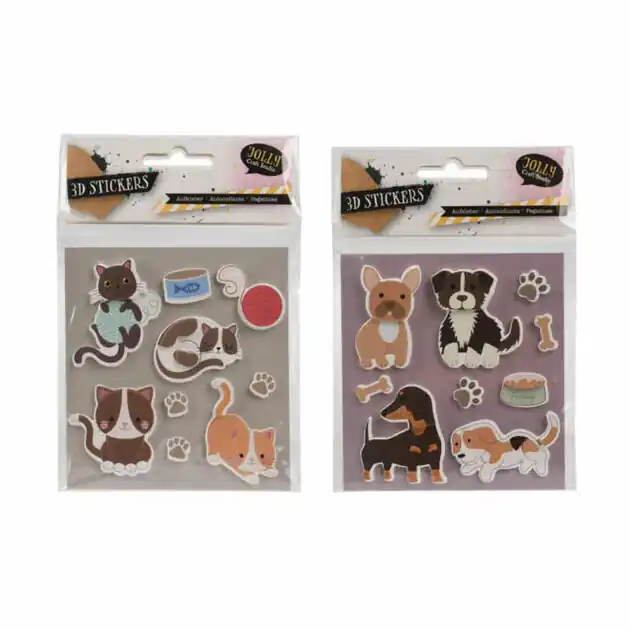 3D Stickervel Huisdieren Bestseller