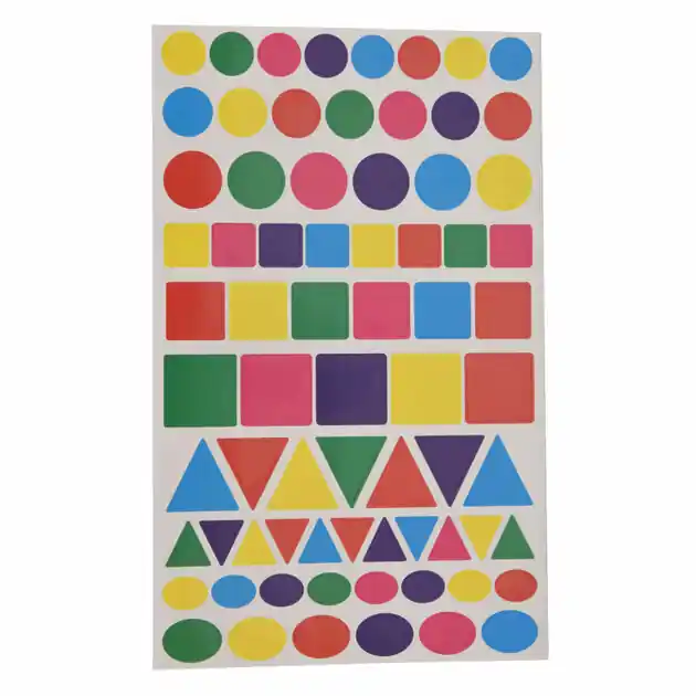Stickers Geometrische Vormen, 288st. Koopje