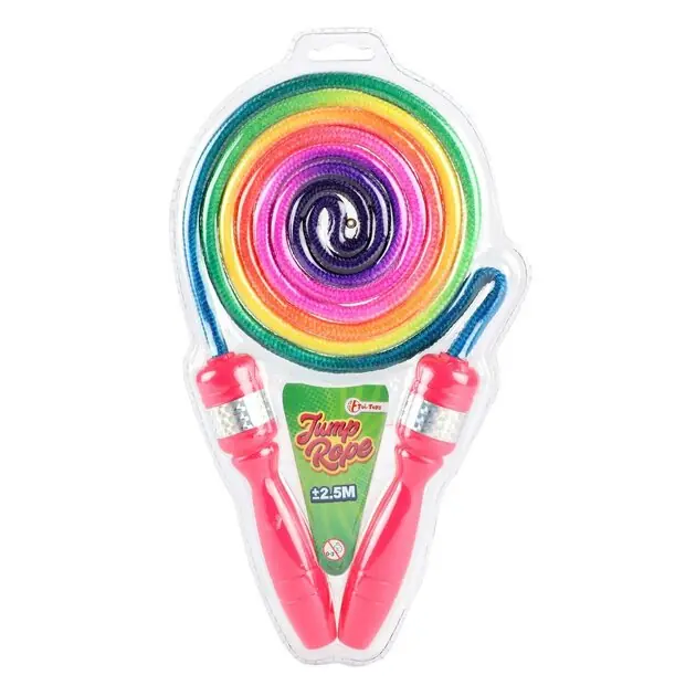 Springtouw met Regenboogkleuren Lage Kosten