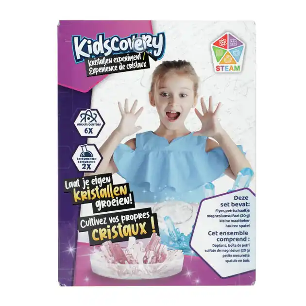 Kidscovery Experimenten Set Kristallen Aanbieding