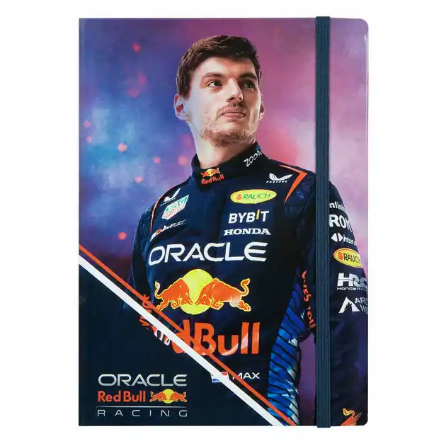Notitieboek Hardcover Red Bull Racing Max Verstappen Hoge Kwaliteit