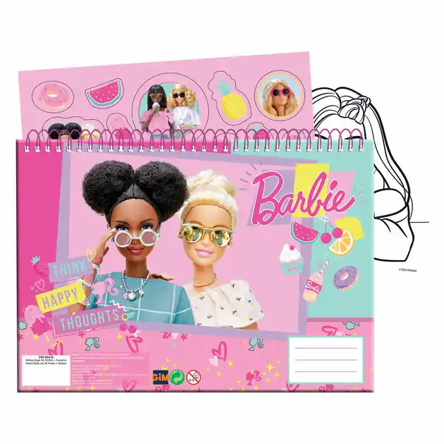 Goedkoop Tekenblok Barbie, 40 Vellen incl. Stickers