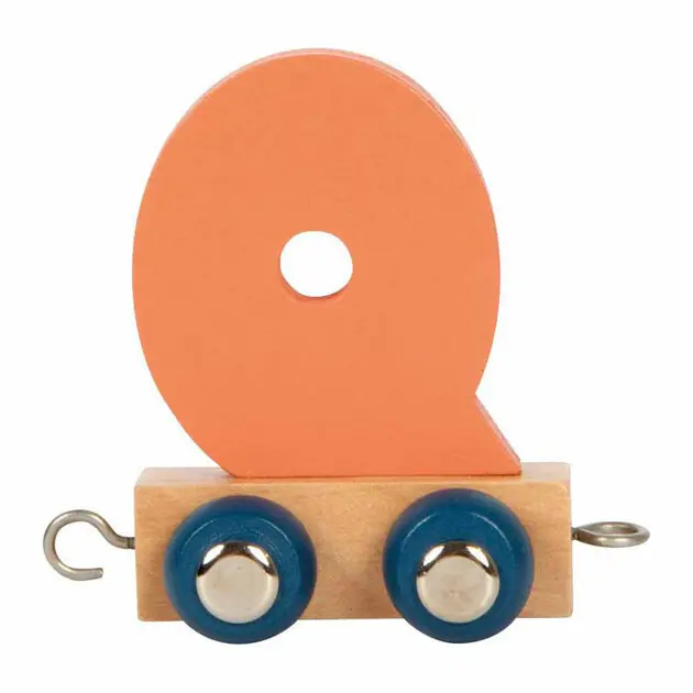 Weekendaanbieding Small Foot - Houten Lettertrein Polar - Q