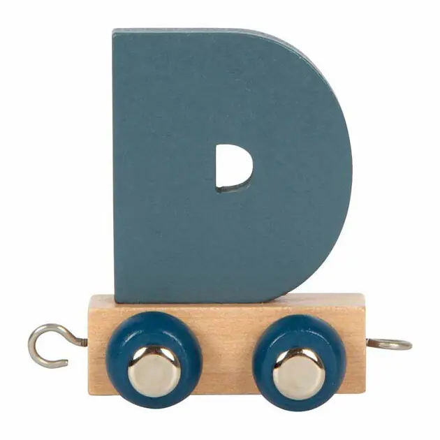 Small Foot - Houten Lettertrein Polar - D Uitverkoop