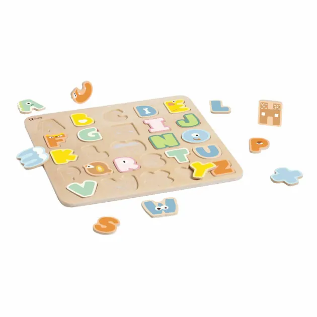 Classic World Houten Alfabet Puzzel, 27dlg. Betaalbaar