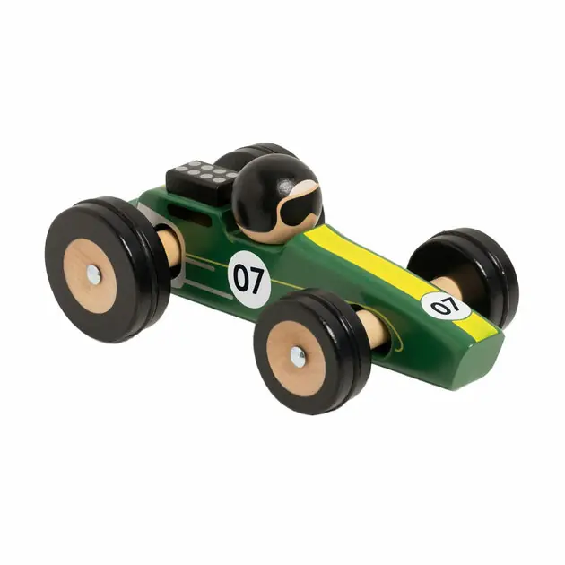 Flitsaanbieding Classic World Houten Speelgoedauto Silverstone