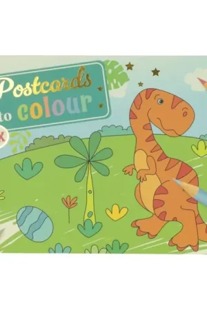 Postkaarten Kleuren Dinosaurus Actieprijs