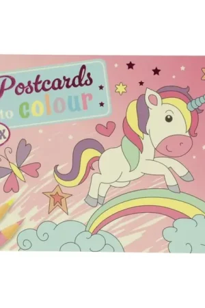 Betaalbaar Postkaarten Kleuren Eenhoorn