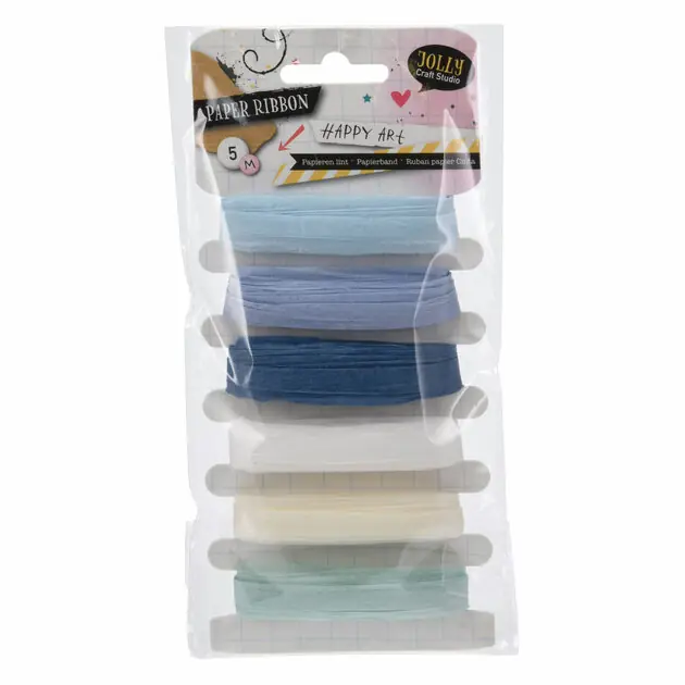 Populair Papieren Lint Kleur, 6x5mtr.