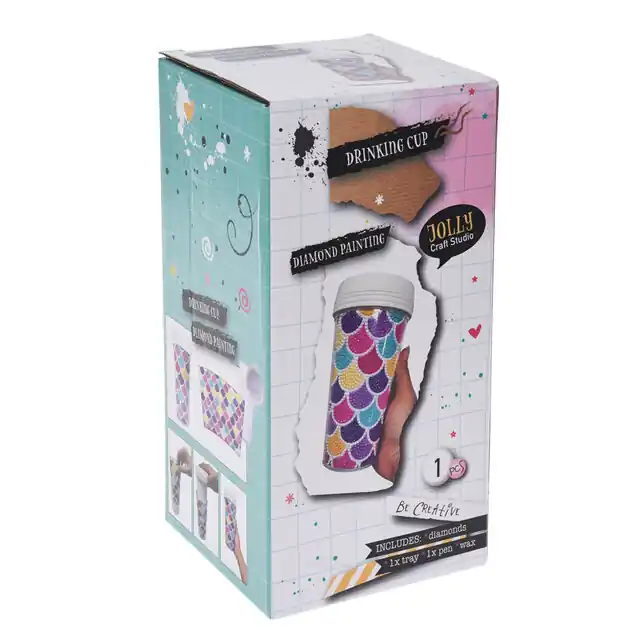 Maak je eigen Drinkbeker Diamond Painting Gereduceerde Prijs