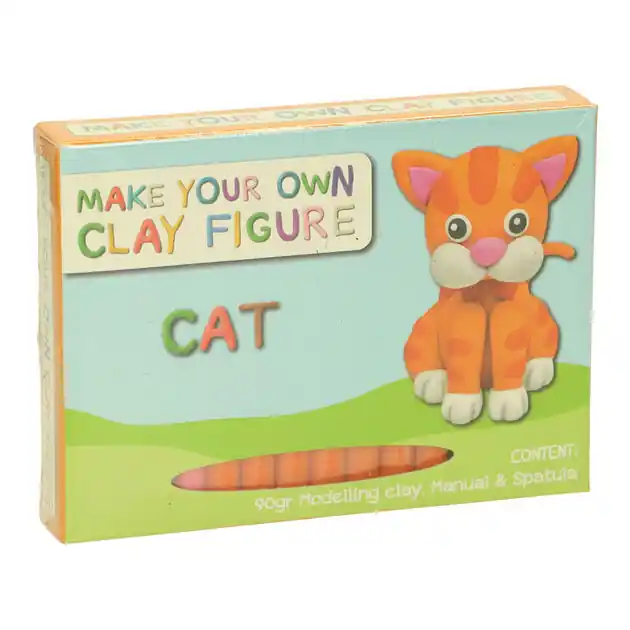 Maak je eigen Kleifiguur Dieren (6ass) - 90gr. Klei Hoge Kwaliteit