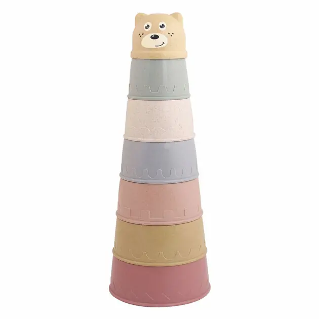 Finale Uitverkoop Stapelbekers Pastel, 6dlg.