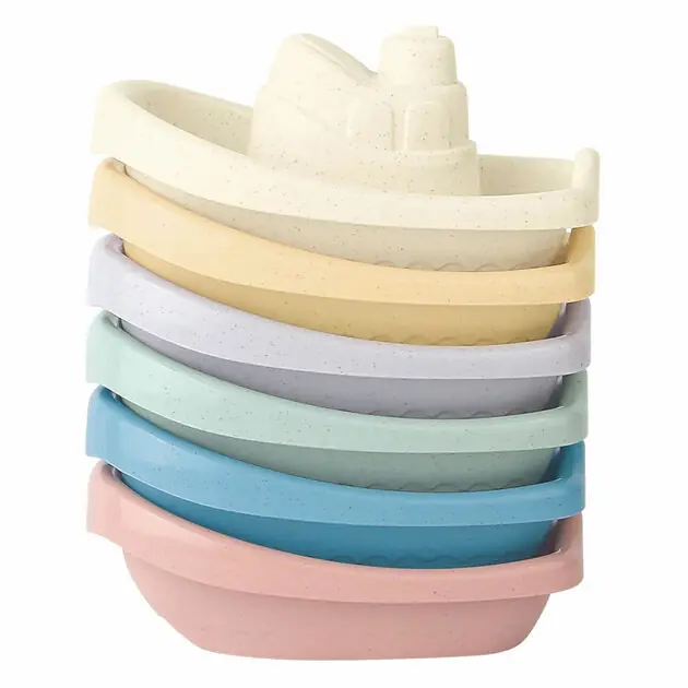 Badbootjes Pastel, 6dlg. Express Levering