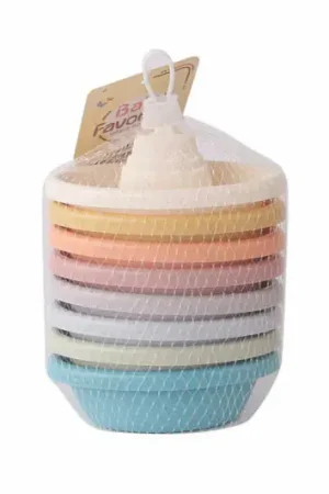 Badbootjes Pastel, 8dlg. Exclusieve Aanbieding