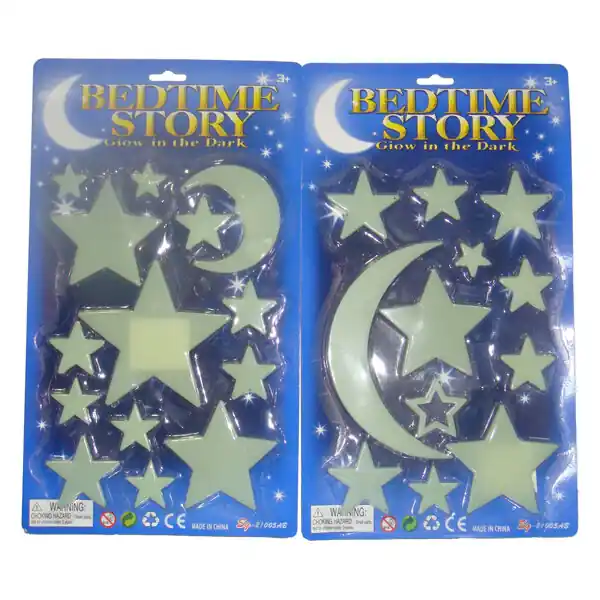 Glow in the Dark Set Maan en Sterren Laatste Kans