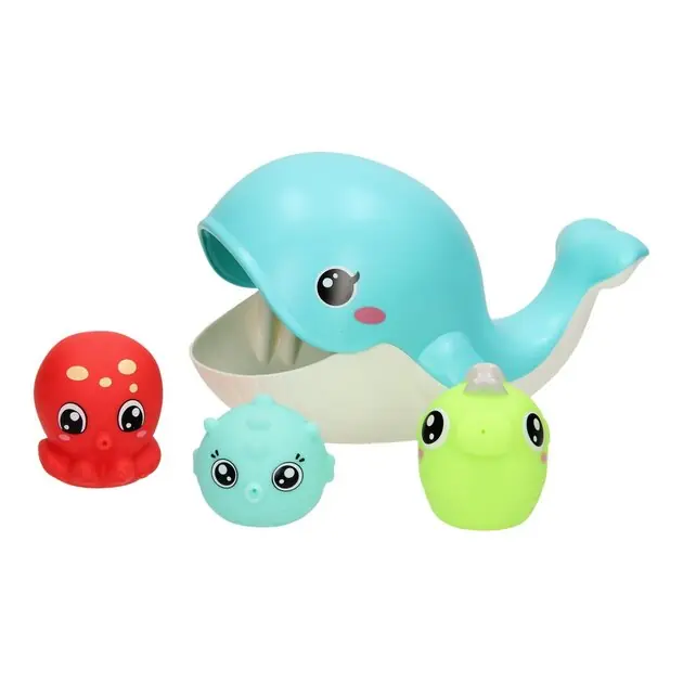 Seizoensaanbieding Badspeelset Walvis Happer, 4dlg.