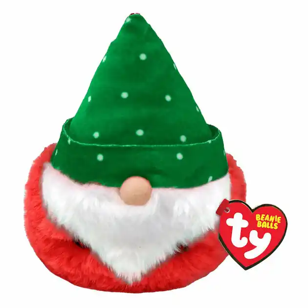 Laatste Versie Ty Teeny Puffies Christmas Gnome Turvey, 10cm