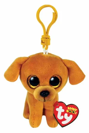 Gereduceerde Prijs Ty Beanie Boo's Clip Zuzu Lightbrown Dog, 7cm