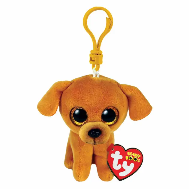 Gereduceerde Prijs Ty Beanie Boo's Clip Zuzu Lightbrown Dog, 7cm