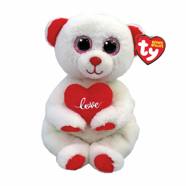Favoriet Ty Beanie Babies Bellies Desi Bear, 15cm