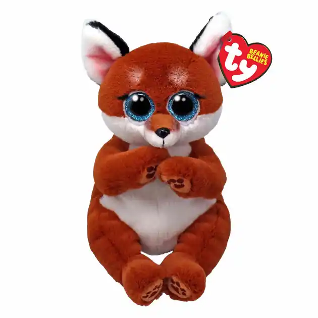 Weekendaanbieding Ty Beanie Babies Bellies Witt Fox, 15cm