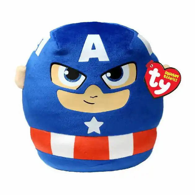 Ty Beanie Captain America Squish a Boo, 20cm Favoriet