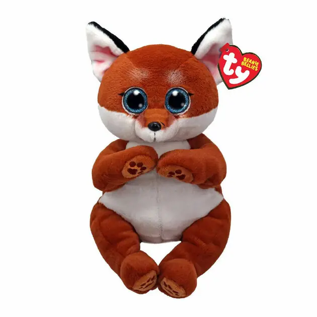 Ty Beanie Babies Bellies Witt Fox Medium Fabrieksprijs