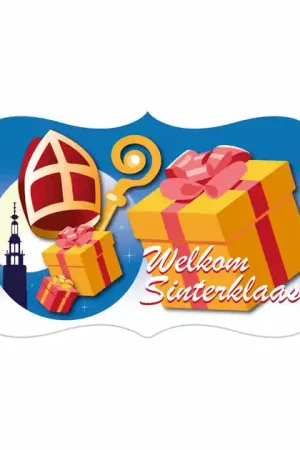 Feestbord Welkom Sinterklaas Veilige Betaling