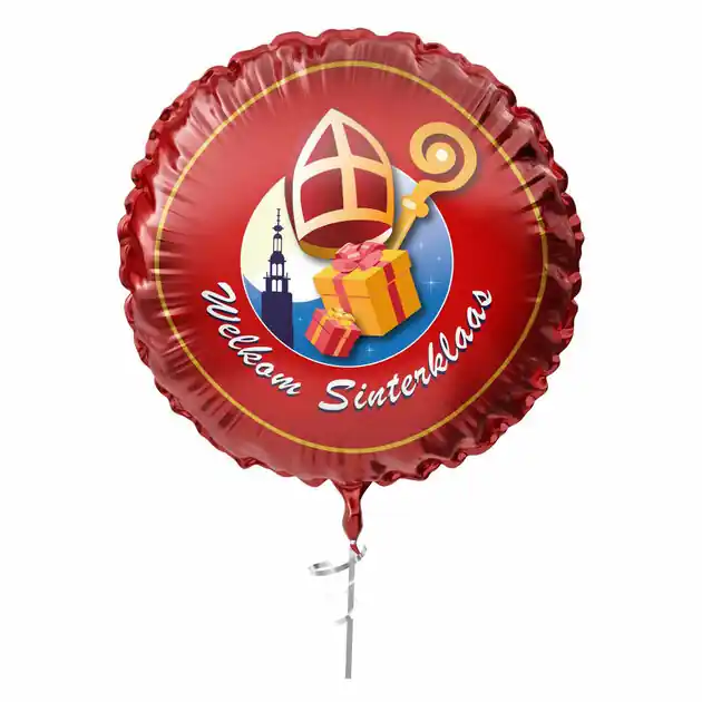 Folie Ballon Welkom Sinterklaas Beperkte Voorraad