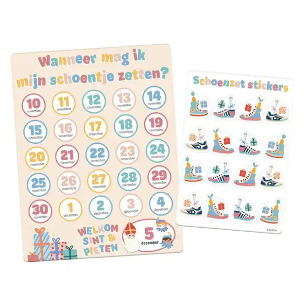Weekendaanbieding Sintkalender Wanneer mag ik mijn Schoentje Zetten?