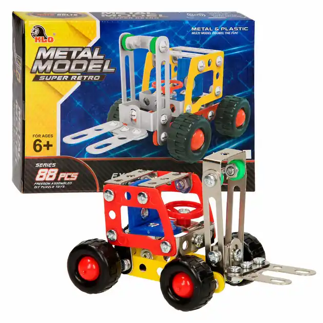 Constructieset Metaal - Heftruck, 88dlg. Beperkt Aanbod