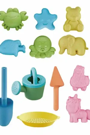 Bio-plastic Zandset Dieren Nieuw
