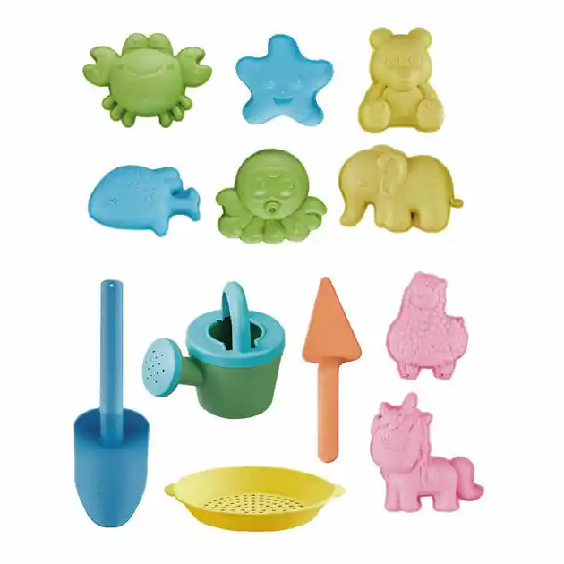 Bio-plastic Zandset Dieren Nieuw
