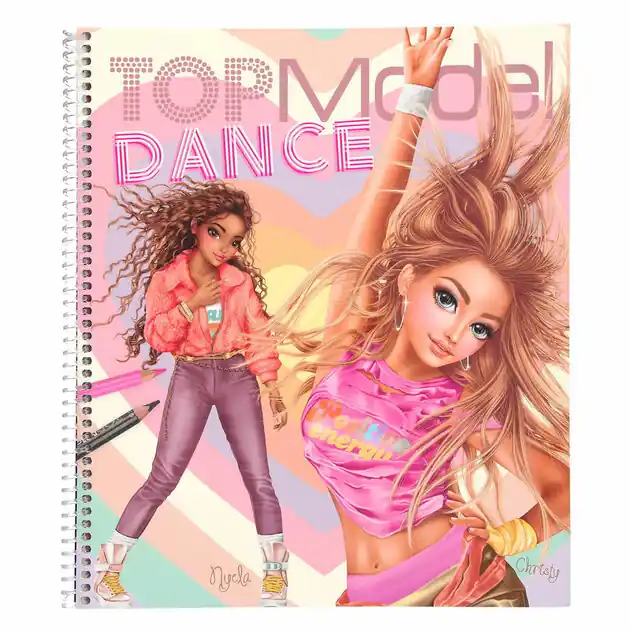 Tijdelijk Beschikbaar TOPModel Dance Kleurboek