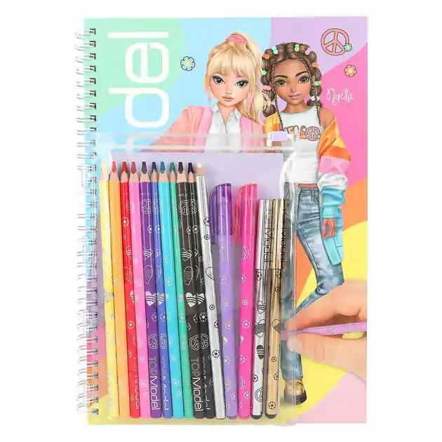 Snelle Levering TOPModel Kleurboek met Potloden