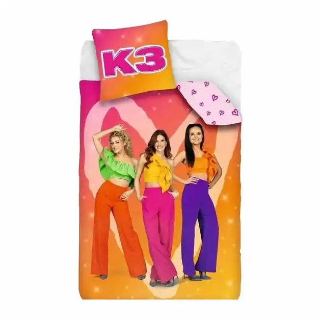 K3 1-Persoons Dekbedovertek - Alle Kleuren 140x200cm Alleen Vandaag