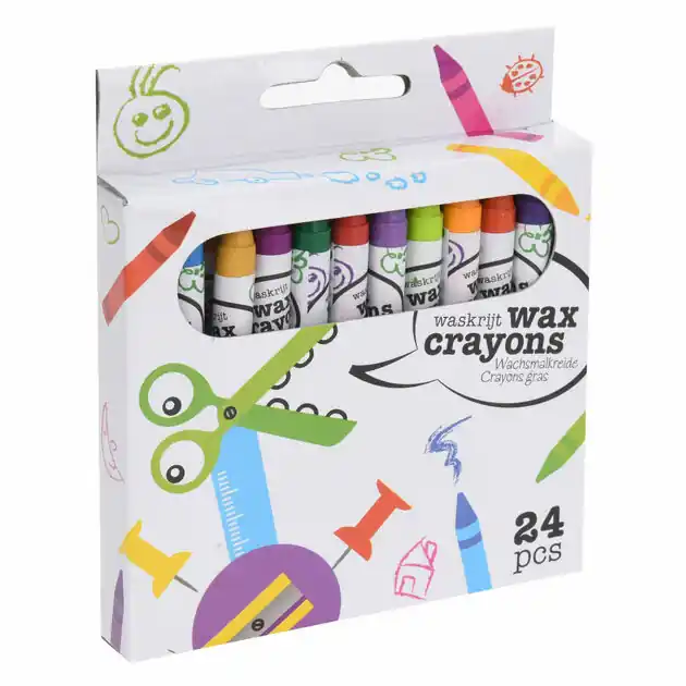 Merkproduct Krijtjes Set, 24st.
