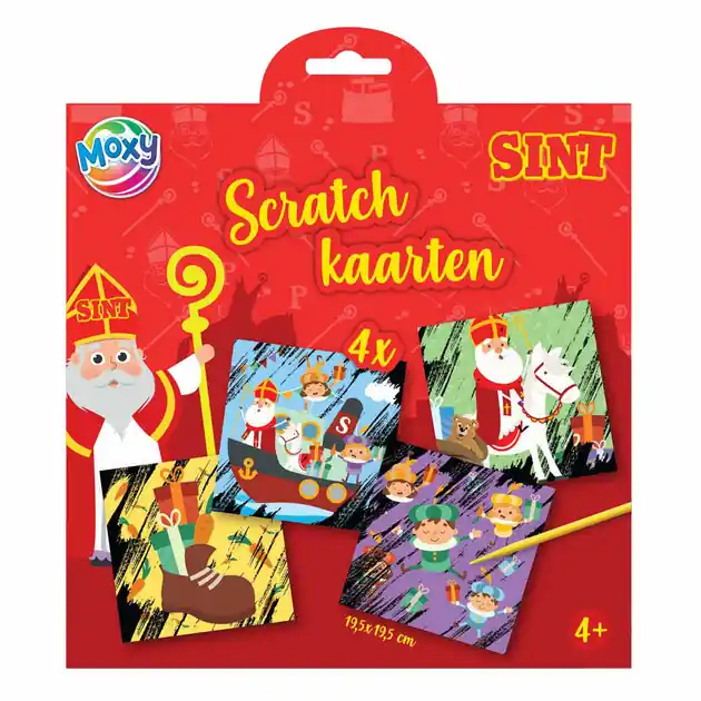 Favoriet Sint 4 Scratch Kaarten