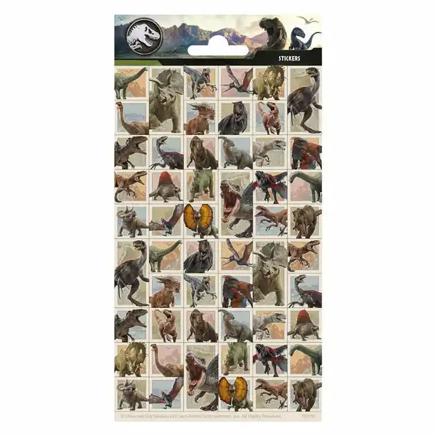 Flitsaanbieding Stickervel Jurassic World