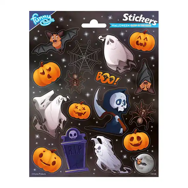 Stickervel Glow in the Dark Halloween Meest Verkocht