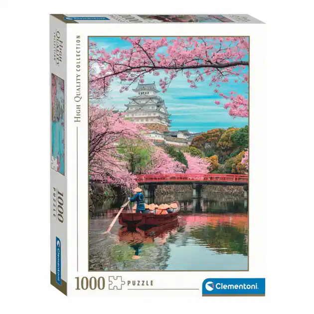 Clementoni Legpuzzel Himeji Castle in Spring, 1000st. Premium