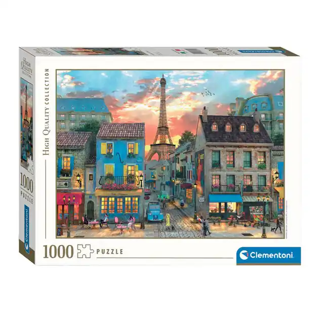 Seizoensaanbieding Clementoni Legpuzzel Streets of Paris, 1000st.