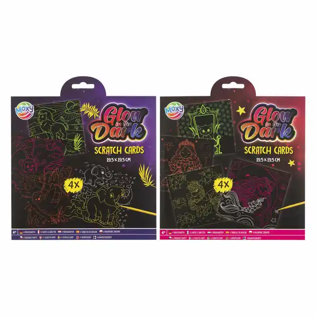 Scratch Kaarten Glow in the Dark Voordeelprijs